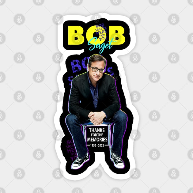 Bob Saget Sticker by CLOSE THE DOOR PODCAST